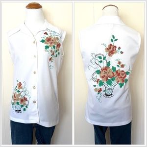 VTG Plant Lady Blouse